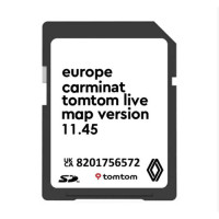 Renault Carminat TomTom LIVE Európa SD Kártya 2026  V11.45